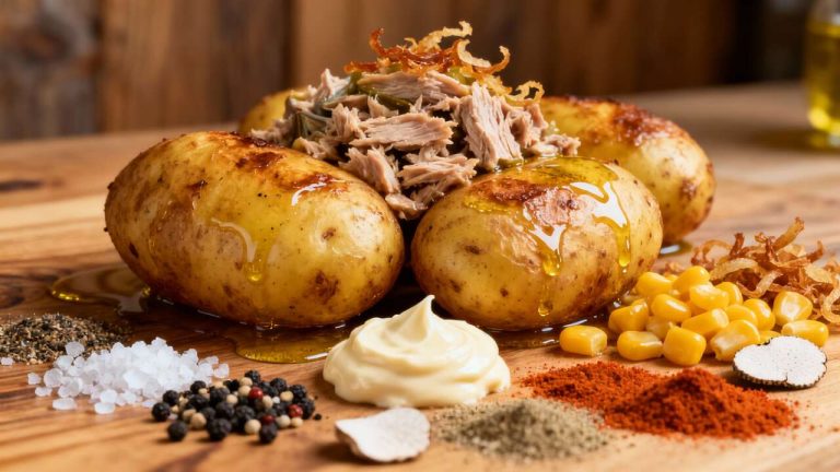 Ni horno ni cocina: el truco simple de los chefs para cocer una patata al horno en menos de...
