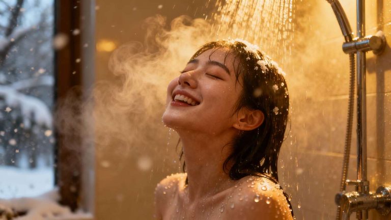 Este error que todo el mundo comete bajo la ducha en invierno y que reseca la piel